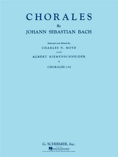 J.S. Bach: Chorales 1-91, Open Score, Klav