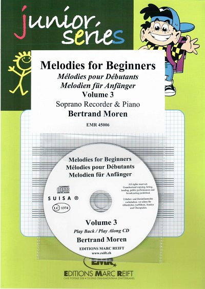 B. Moren: Melodies For Beginners - Volume 3, SblfKlav (+CD)