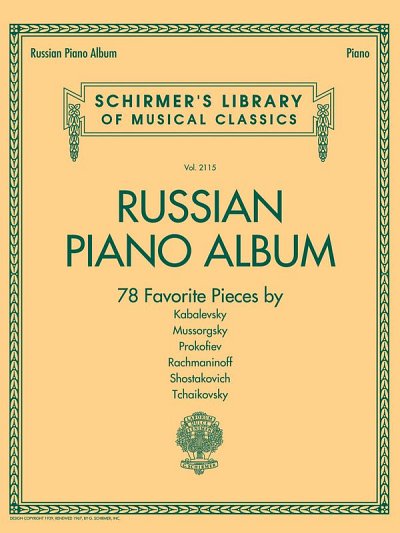 Russian Piano Album, Klav