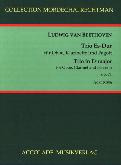 L. v. Beethoven: Trio fuer Oboe, Klarinette und Fagot (Pa+St