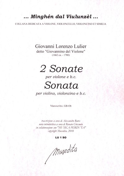 G.L. Lulier: Sonaten, VlVcBc (Pa+St)