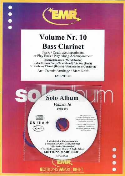 M. Reift: Solo Album Volume 10, BassklarKlav (+CD)