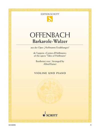 J. Offenbach: Barcarole-Waltz