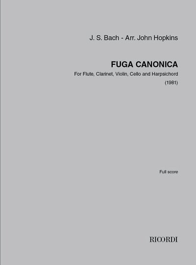 Fuga Canonica (Part.)