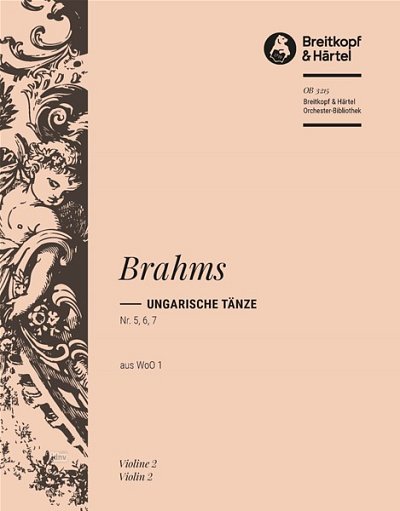 J. Brahms: Ungarische Taenze Nr. 5, 6 und 7, Sinfo (Vl2)