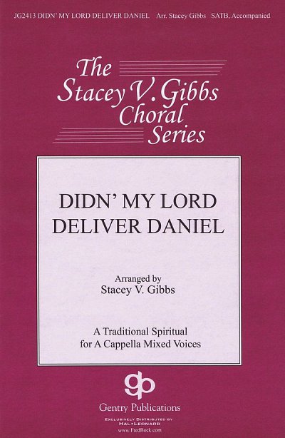 Didn' My Lord Deliver Daniel, GchKlav (Chpa)