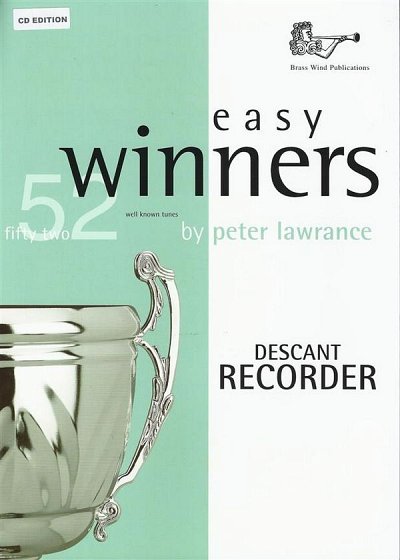 P. Lawrance: Easy Winners for Descant Recorder (Bu+CD)