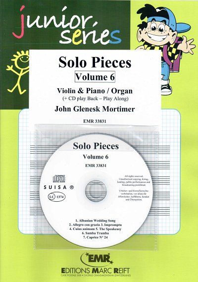 J.G. Mortimer: Solo Pieces Vol. 6, VlKlv/Org (+CD)
