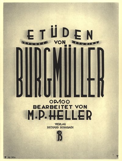 F. Burgmueller: Etueden Op 100