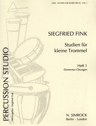 S. Fink: Studien für kleine Trommel 1, Kltr