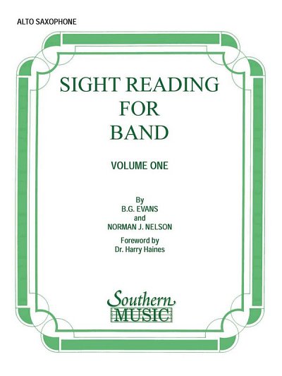 Sight Reading for Band, Book 1 (Asax)