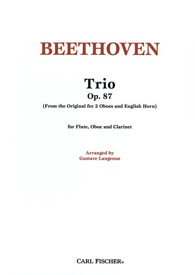 L. v. Beethoven: Trio op.  87, FlObKlar (Pa+St)