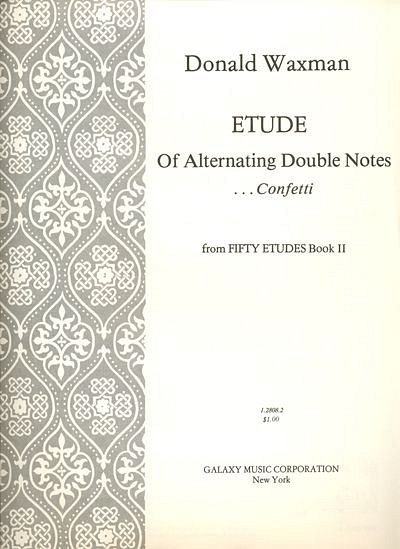 Etude No. 19: Alternating Double Notes (Bu)