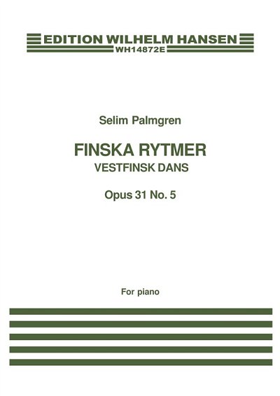 S. Palmgren: Vestfinsk Dans (Finska Rytmer Op.31 No.5), Klav