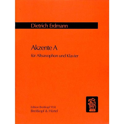 D. Erdmann: Akzente A, ASaxKlav (KlavpaSt)