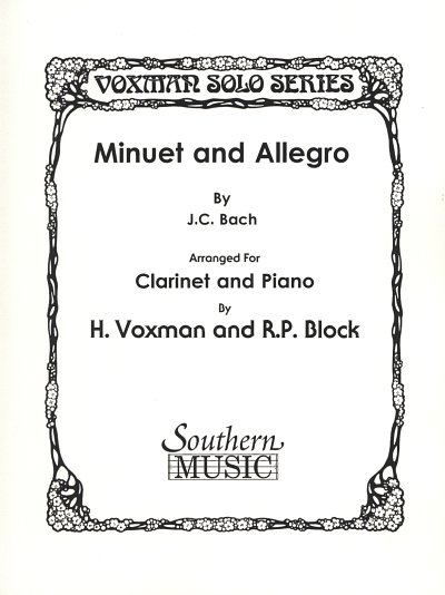J.C.F. Bach: Minuet and Allegro, Klar