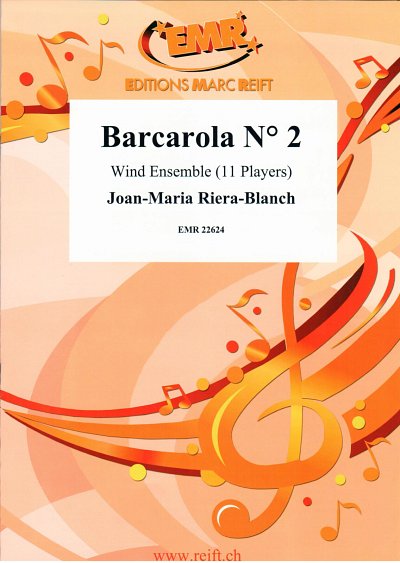 J. Riera-Blanch: Barcarola N° 2, Blas11 (Pa+St)