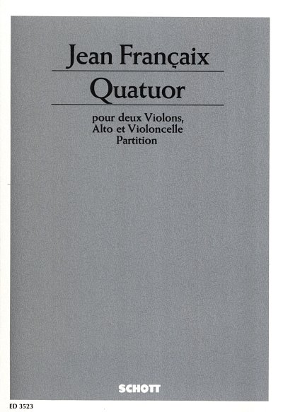 J. Françaix: Quartett , 2VlVaVc (Stp)