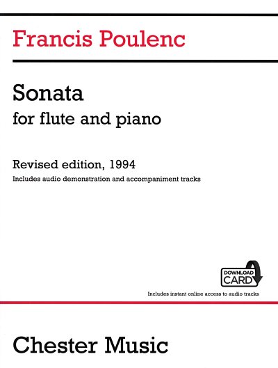 F. Poulenc: Sonata for flute and piano, FlKlav (+Audionline)