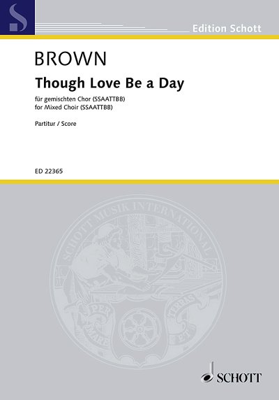 M. Brown: Though Love Be a Day