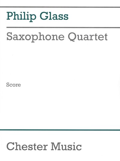 P. Glass: Saxophone Quartet, 4Sax (Part(C))