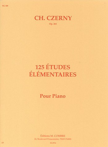 C. Czerny: Etudes élémentaires (125) Op.261, Klav