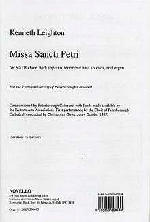 K. Leighton: Missa Sancti Petri (Bu)