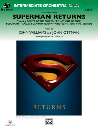 Williams John: Superman Returns Selections Intermediate Orch