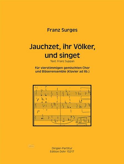 F. Surges: Jauchzet, ihr Völker, und singet