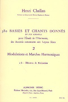 H. Challan: 380 Basses et Chants Donnés Vol. 2B, Ges (Bu)