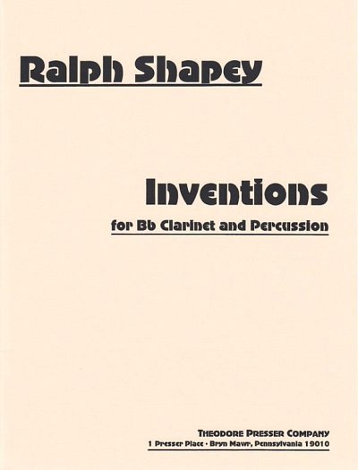 Shapey, Ralph: Inventions