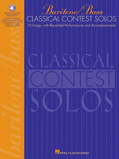 Classical Contest Solos - Baritone/Ba, GesBBrKlv (+OnlAudio)