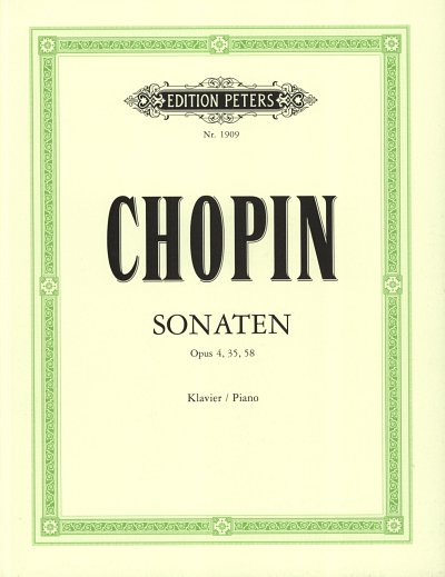 F. Chopin: Sonaten, Klav