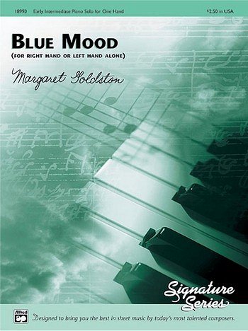 M. Goldston: Blue Mood (for right hand or left ha, Klav (EA)