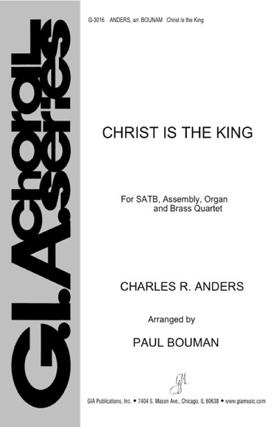 Christ Is the King, Gch;Klav (Chpa)