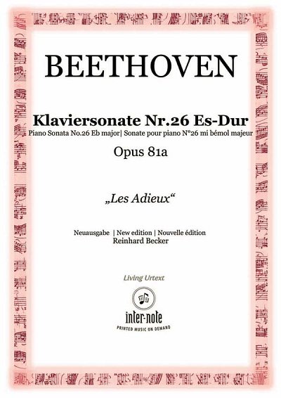 L. van Beethoven: Piano Sonata No. 26 Eb major