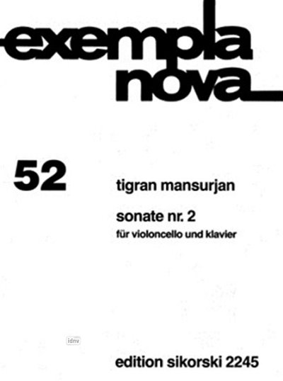 T. Mansurjan i inni: Sonate Nr. 2 für Violoncello und Klavier