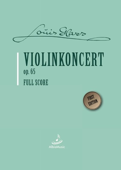 L. Glass: Violinkoncert op. 65, Sinfo (Part.)