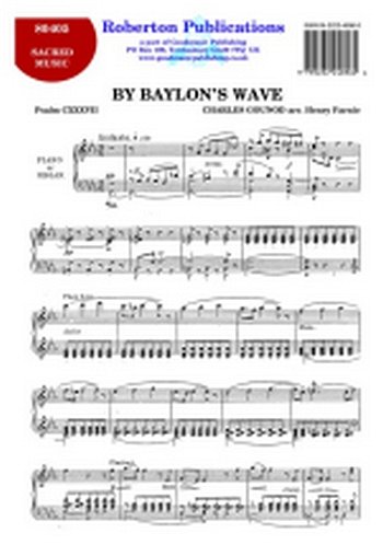 C. Gounod: By Babylon's Wave, GchKlav (Chpa)