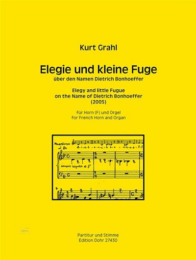 K. Grahl: Elegie und kleine Fuge (PaSt)