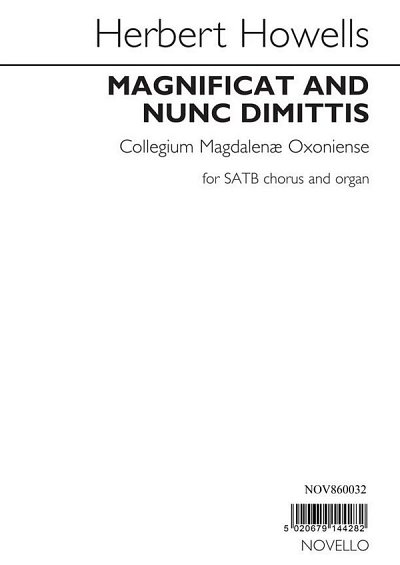 H. Howells: Magnificat & Nunc Dimittis