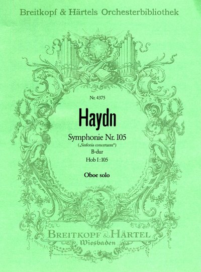 J. Haydn: Sinfonia concertante B-Dur , VlVcObFgOrch (Ob sol)