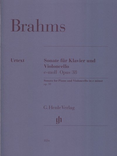 J. Brahms: Sonate für Klavier und Violoncello op. 38, VcKlav