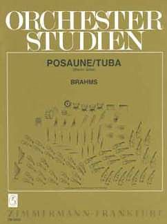 J. Brahms: Orchesterstudien Posaune/Tuba, Tb/Bpos