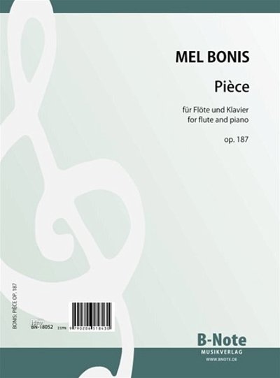 M. Bonis: Piece für Flöte und Klavier op., FlKlav (KlavpaSt)