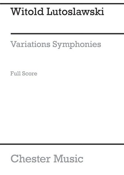 Variations Symphoniques, Sinfo (Part.)