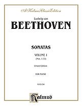 L. van Beethoven m fl.: Beethoven: Sonatas (Urtext), Volume I (Nos. 1-15)