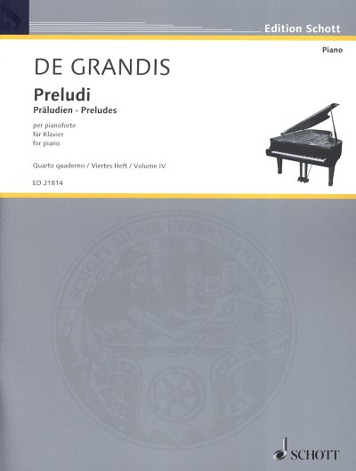 R. de Grandis: Präludien Band 4, Klav