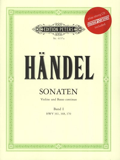 AQ: G.F. Händel: Sonaten 1, VlBc (+CD) (B-Ware)