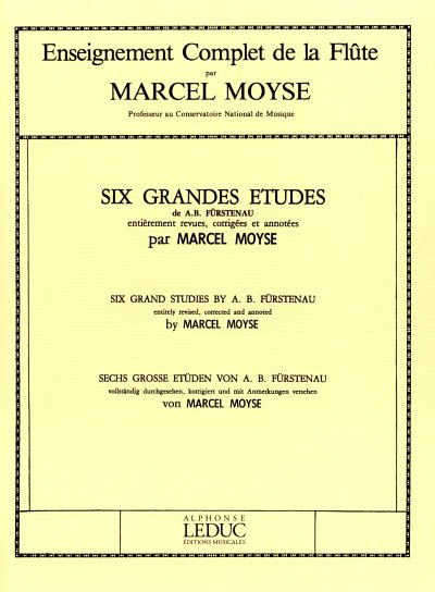 M. Moyse: 6 Grandes Etudes de Furstenau, Fl (Part.)